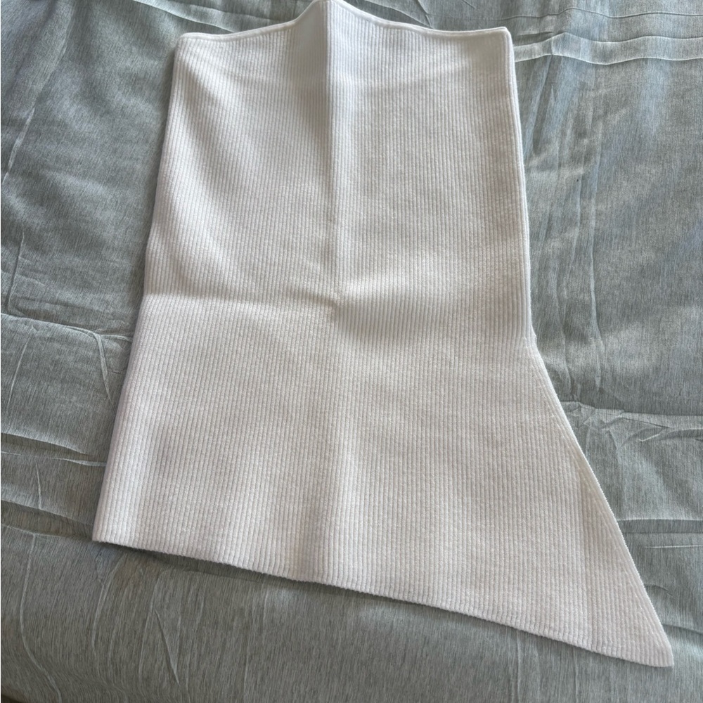 Elegant White Asymmetrical Shirt